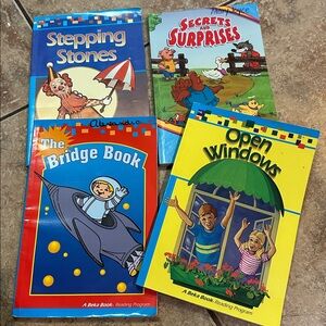 4 A Beka First Grade Reading Books Level 1 Reader Set